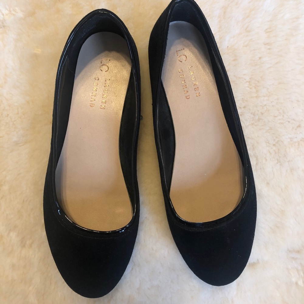 Lauren Conrad Black Ballet Flats